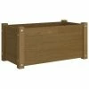 VidaXL Jardinière d'extérieur Marron miel 60x31x31 cm Bois de pin