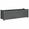 VidaXL Jardinière d'extérieur Gris 100x31x31 cm Bois de pin massif