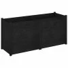 VidaXL Jardinière d'extérieur Noir 150x50x70 cm Bois de pin massif