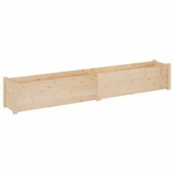 VidaXL Jardinière d'extérieur 200x31x31 cm Bois de pin massif