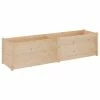 VidaXL Jardinière 200x50x50 cm Bois de pin solide