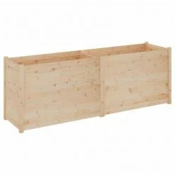 VidaXL Jardinière d'extérieur 200x50x70 cm Bois de pin massif