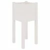 VidaXL Jardinière d'extérieur Blanc 31x31x70 cm Bois de pin massif