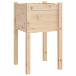 VidaXL Jardinière d'extérieur 40x40x70 cm Bois de pin massif