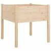 VidaXL Jardinière d'extérieur 70x70x70 cm Bois de pin massif