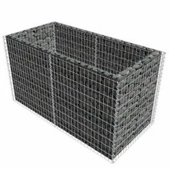 VidaXL Lit surélevé à gabion Acier 180 x 90 x 100 cm Argenté 8 VidaXL Lit surélevé à gabion Acier 180 x 90 x 100 cm Argenté -Pots & cache-pots Soldes 2022 image 3 142366