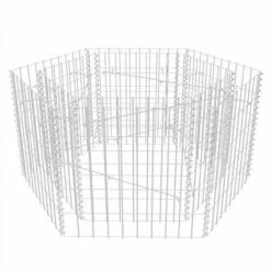 VidaXL Lit surélevé à gabion hexagonale 100 x 90 x 50 cm -Pots & cache-pots Soldes 2022 image 3 142532