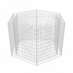 VidaXL Lit surélevé à gabion hexagonale 160x140x100 cm -Pots & cache-pots Soldes 2022 image 3 142535