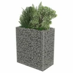 VidaXL Lit surélevé à gabion Acier galvanisé 90x50x100 cm -Pots & cache-pots Soldes 2022 image 3 143568