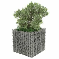 VidaXL Lit surélevé à gabion Acier galvanisé 50x50x50 cm -Pots & cache-pots Soldes 2022 image 3 143570