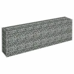 VidaXL Lit surélevé à gabion Acier galvanisé 180x30x60 cm -Pots & cache-pots Soldes 2022 image 3 145634