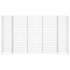 VidaXL Jardinière à gabion en H Fil d'acier 260x40x150 cm 8 VidaXL Jardinière à gabion en H Fil d'acier 260x40x150 cm -Pots & cache-pots Soldes 2022 image 3 145663