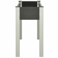 VidaXL Lit surélevé de jardin 125x40x75 cm WPC Gris -Pots & cache-pots Soldes 2022 image 3 149012