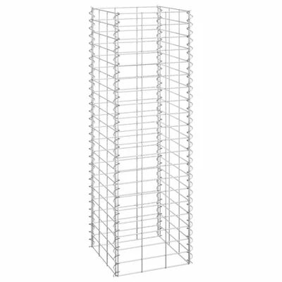 VidaXL Lits surélevés en gabion 3 pcs 30x30x100 cm Fer 3 VidaXL Lits surélevés en gabion 3 pcs 30x30x100 cm Fer – Image 3