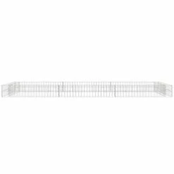 VidaXL Lit surélevé à gabion Acier galvanisé 300x100x20 cm -Pots & cache-pots Soldes 2022 image 3 151313