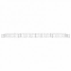 VidaXL Lit surélevé à gabion Acier galvanisé 400x100x20 cm -Pots & cache-pots Soldes 2022 image 3 151314