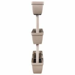 VidaXL Jardinières 3 pcs 100 cm Taupe 8 VidaXL Jardinières 3 pcs 100 cm Taupe -Pots & cache-pots Soldes 2022 image 3 151824