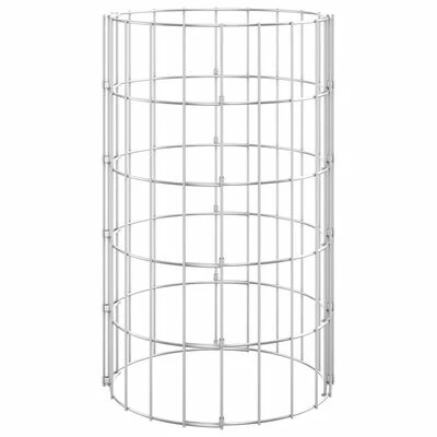 VidaXL Lit surélevé à gabion circulaire Acier galvanisé Ø30x50 cm 3 VidaXL Lit surélevé à gabion circulaire Acier galvanisé Ø30x50 cm – Image 3