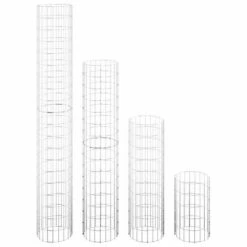 VidaXL Lits surélevés à gabion circulaires 4 pcs Ø30x50/100/150/200 cm -Pots & cache-pots Soldes 2022 image 3 152023