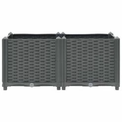 VidaXL Lit surélevé 80x40x38 cm Polypropylène -Pots & cache-pots Soldes 2022 image 3 310402