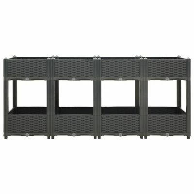 VidaXL Lit surélevé 160x40x71 cm Polypropylène 3 VidaXL Lit surélevé 160x40x71 cm Polypropylène – Image 3