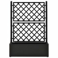 VidaXL Lit surélevé de jardin treillis système d'arrosage Anthracite -Pots & cache-pots Soldes 2022 image 3 313969