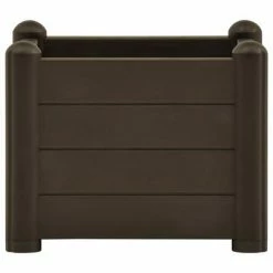 VidaXL Lit surélevé de jardin PP Moka 43x43x35 cm -Pots & cache-pots Soldes 2022 image 3 313972