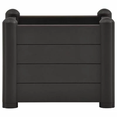 VidaXL Lit surélevé de jardin PP Anthracite 43x43x35 cm 3 VidaXL Lit surélevé de jardin PP Anthracite 43x43x35 cm – Image 3