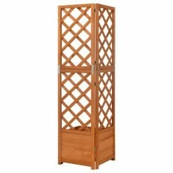 VidaXL Jardinière d'angle en treillis 40x40x150cm Bois de sapin massif -Pots & cache-pots Soldes 2022 image 3 316411