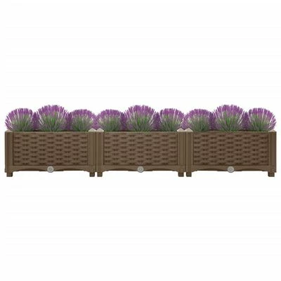 VidaXL Lit surélevé 120x40x23 cm Polypropylène 3 VidaXL Lit surélevé 120x40x23 cm Polypropylène – Image 3