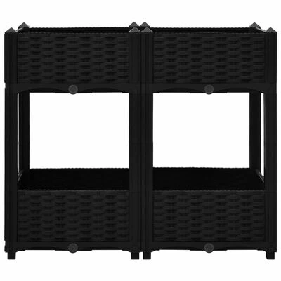 VidaXL Lit surélevé 80x40x71 cm Polypropylène 3 VidaXL Lit surélevé 80x40x71 cm Polypropylène – Image 3