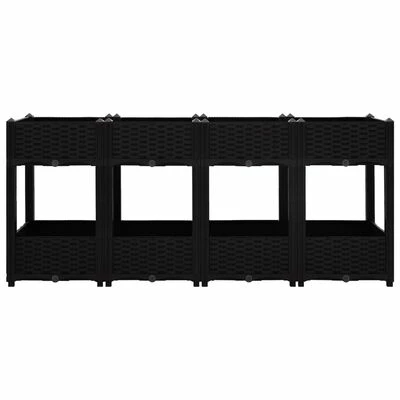 VidaXL Lit surélevé 160x40x71 cm Polypropylène 3 VidaXL Lit surélevé 160x40x71 cm Polypropylène – Image 3