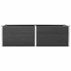VidaXL Lit surélevé de jardin 200x50x91 cm WPC Gris -Pots & cache-pots Soldes 2022 image 3 318096