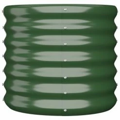 VidaXL Jardinière de jardin Acier enduit de poudre 40x40x36 cm Vert -Pots & cache-pots Soldes 2022 image 3 318843