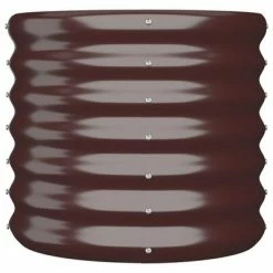 VidaXL Jardinière de jardin Acier enduit de poudre 40x40x36 cm Marron -Pots & cache-pots Soldes 2022 image 3 318845