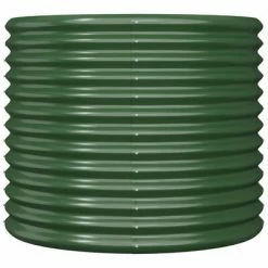 VidaXL Jardinière de jardin Acier enduit de poudre 80x80x68 cm Vert -Pots & cache-pots Soldes 2022 image 3 318858
