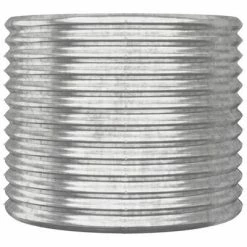 VidaXL Jardinière de jardin Acier enduit de poudre 80x80x68 cm Argenté 6 VidaXL Jardinière de jardin Acier enduit de poudre 80x80x68 cm Argenté -Pots & cache-pots Soldes 2022 image 3 318862