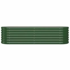 VidaXL Jardinière de jardin Acier enduit de poudre 152x40x36 cm Vert -Pots & cache-pots Soldes 2022 image 3 318868