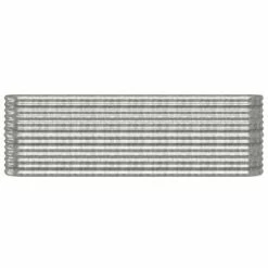 VidaXL Jardinière de jardin Acier enduit de poudre 224x40x68cm Argenté 8 VidaXL Jardinière de jardin Acier enduit de poudre 224x40x68cm Argenté -Pots & cache-pots Soldes 2022 image 3 318902