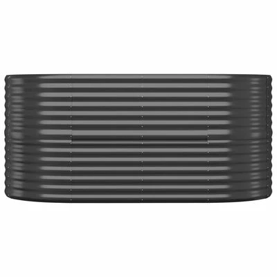 VidaXL Jardinière Acier enduit de poudre 152x80x68 cm Anthracite 3 VidaXL Jardinière Acier enduit de poudre 152x80x68 cm Anthracite – Image 3