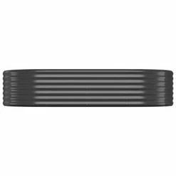 VidaXL Jardinière Acier enduit de poudre 175x100x36cm Anthracite -Pots & cache-pots Soldes 2022 image 3 318991