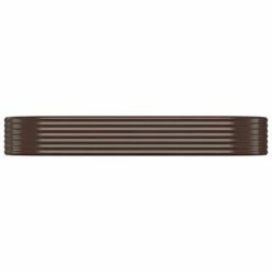 VidaXL Jardinière de jardin Acier enduit de poudre 249x100x36cm Marron 8 VidaXL Jardinière de jardin Acier enduit de poudre 249x100x36cm Marron -Pots & cache-pots Soldes 2022 image 3 318995