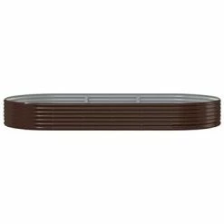 VidaXL Jardinière de jardin Acier enduit de poudre 296x140x36cm Marron 8 VidaXL Jardinière de jardin Acier enduit de poudre 296x140x36cm Marron -Pots & cache-pots Soldes 2022 image 3 319030