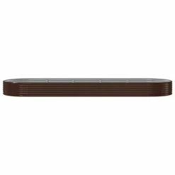 VidaXL Jardinière de jardin Acier enduit de poudre 450x140x36cm Marron 8 VidaXL Jardinière de jardin Acier enduit de poudre 450x140x36cm Marron -Pots & cache-pots Soldes 2022 image 3 319040