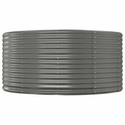VidaXL Jardinière Gris 140x140x68 cm Acier enduit de poudre 6 VidaXL Jardinière Gris 140x140x68 cm Acier enduit de poudre -Pots & cache-pots Soldes 2022 image 3 319089