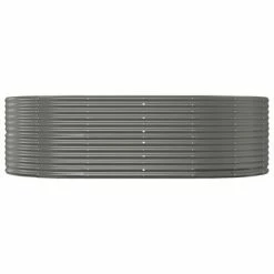 VidaXL Jardinière Gris 212x140x68 cm Acier enduit de poudre -Pots & cache-pots Soldes 2022 image 3 319094