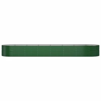 VidaXL Jardinière de jardin Acier enduit de poudre 584x140x68 cm Vert 3 VidaXL Jardinière de jardin Acier enduit de poudre 584x140x68 cm Vert – Image 3