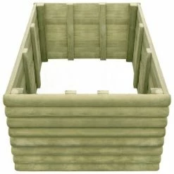 VidaXL Lit surélevé de jardin 106x106x48 cm Bois de pin imprégné -Pots & cache-pots Soldes 2022 image 3 42210