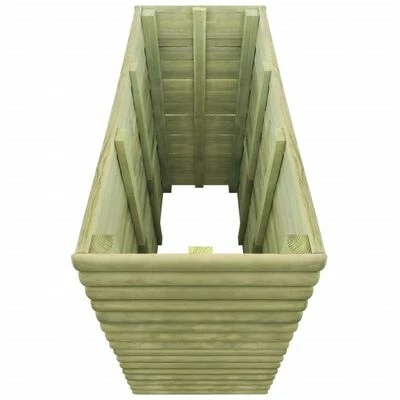 VidaXL Lit surélevé de jardin 106x56x96 cm Bois de pin imprégné 3 VidaXL Lit surélevé de jardin 106x56x96 cm Bois de pin imprégné – Image 3