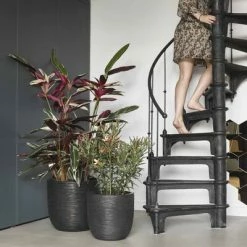 Capi Jardinière Nature Rib 43 x 41 cm Noir KBLR933 8 Capi Jardinière Nature Rib 43 x 41 cm Noir KBLR933 -Pots & cache-pots Soldes 2022 image 3 424234